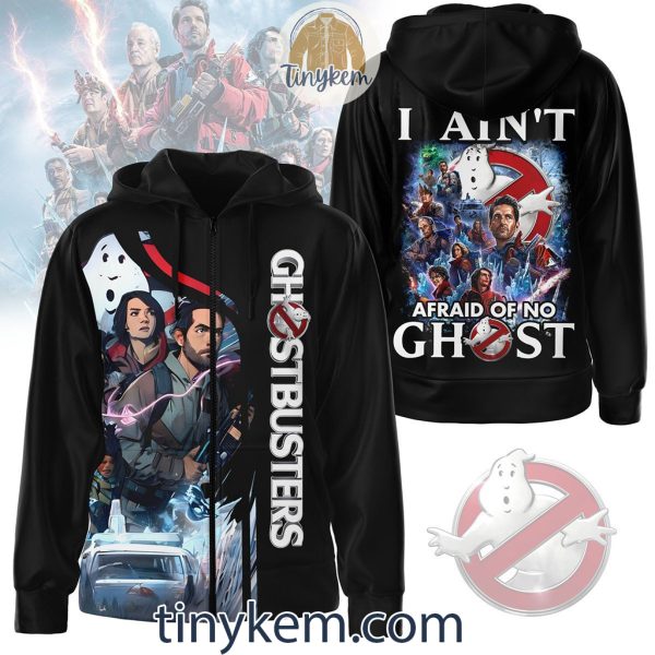 Ghostbusters Movie Zipper Hoodie: I Ain’t Afraid Of No Ghost