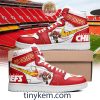 Go 49ers With Mascot Air Jordan 1 High Top Shoes