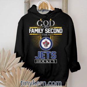 God First Family Second Then Jets Hockey Shirt2B2 iJQQ1