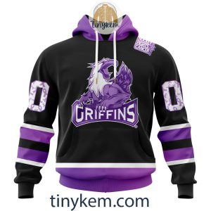 Grand Rapids Griffins Hockey Fight Cancer Hoodie, Tshirt