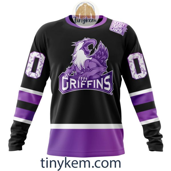 Grand Rapids Griffins Hockey Fight Cancer Hoodie, Tshirt