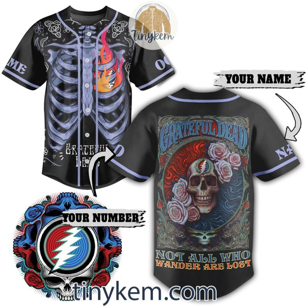 Grateful Dead In My Heart Customized Baseball Jersey