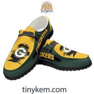 Green Bay Packers Dude Canvas Loafer Shoes2B9 3vCOM