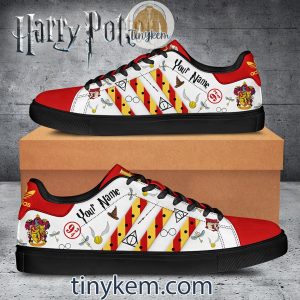 Harry Potter Customized Leather Skate Shoes2B8 tD9DZ