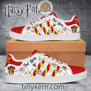 Harry Potter Customized Leather Skate Shoes2B9 x4aAs