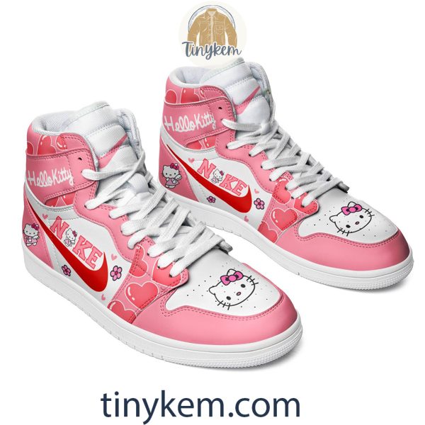 Hello Kitty Pink Air Jordan 1 High Top Shoes