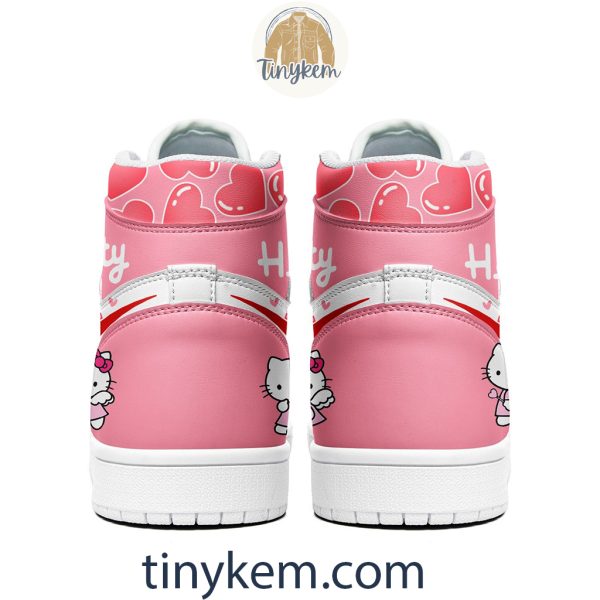 Hello Kitty Pink Air Jordan 1 High Top Shoes