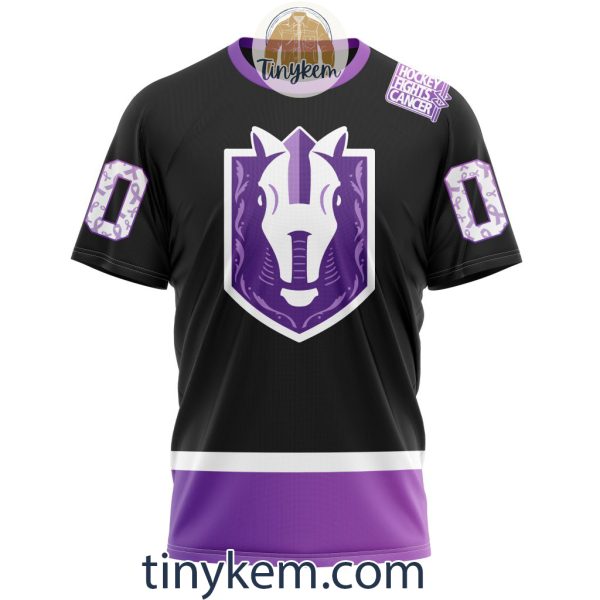 Henderson Silver Knights Hockey Fight Cancer Hoodie, Tshirt