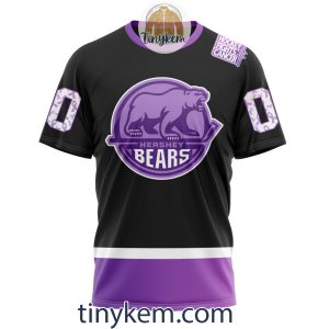Hershey Bears Hockey Fight Cancer Hoodie Tshirt2B6 SuJIv