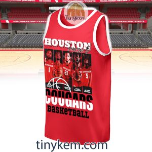 Houston Cougars 2024 Team Basketball Tshirt HoodieSweatshirt2B4 2XJce
