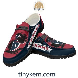 Houston Texans Dude Canvas Loafer Shoes2B10 9UJwA