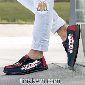 Houston Texans Dude Canvas Loafer Shoes2B2 Dzg8o