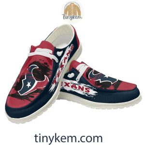 Houston Texans Dude Canvas Loafer Shoes2B9 UZCVS