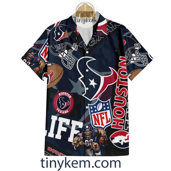 Houston Texans Hawaiian Shirt and Beach Shorts