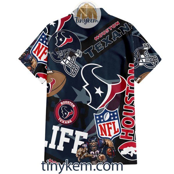 Houston Texans Hawaiian Shirt and Beach Shorts