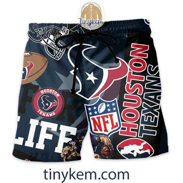 Houston Texans Hawaiian Shirt and Beach Shorts