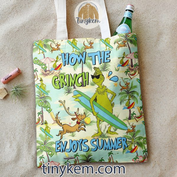 How The Grinch Enjoys Summer Tote Bag