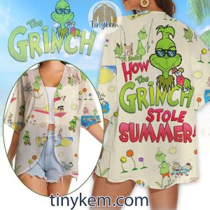 The Grinch Summer Kimono Beach
