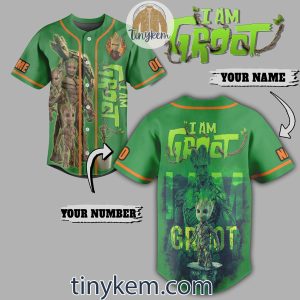 I Am Groot Customized Baseball Jersey