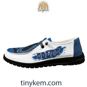 Indianapolis Colts Dude Canvas Loafer Shoes2B8 dPmv1