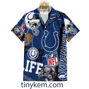 Indianapolis Colts Hawaiian Shirt and Beach Shorts
