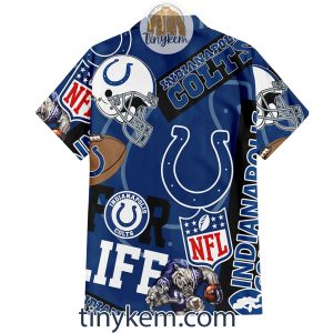Indianapolis Colts Hawaiian Shirt and Beach Shorts2B2 nmYoR