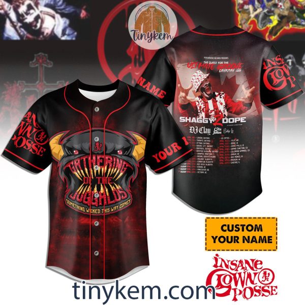 Insane Clown Tour 2024 Customized Baseball Jersey