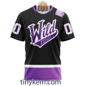 Iowa Wild Hockey Fight Cancer Hoodie Tshirt2B6 UdLNW