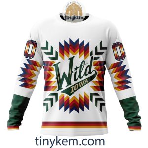 Iowa Wild Native Pattern Design Hoodie Tshirt Sweatshirt2B4 3rszb