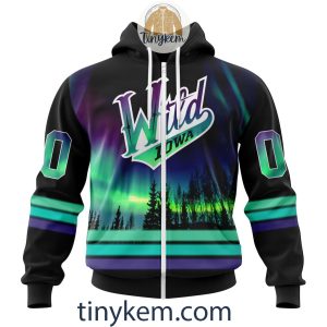 Iowa Wild Northern Lights Hoodie Tshirt Sweatshirt2B2 GwZ7Z