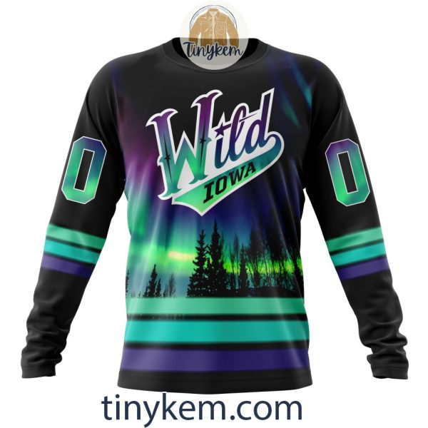 Iowa Wild Northern Lights Hoodie, Tshirt, Sweatshirt