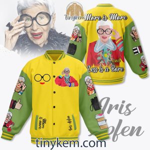 Iris Apfel Baseball Jacket: More Is More and Less Is A Bore