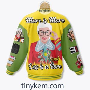 Iris Apfel Baseball Jacket More Is More and Less Is A Bore2B3 d07Nq