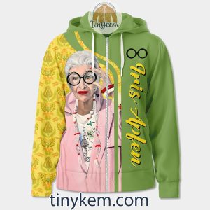 Iris Apfel Zipper Hoodie: More Is More and Less Is A Bore