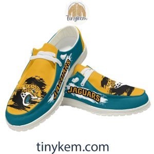 Jacksonville Jaguars Dude Canvas Loafer Shoes2B10 O9RK2