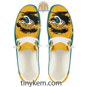 Jacksonville Jaguars Dude Canvas Loafer Shoes2B3 wDF7A