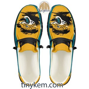 Jacksonville Jaguars Dude Canvas Loafer Shoes2B8 mab0O