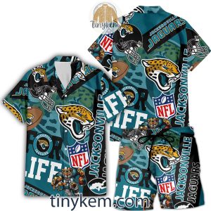 Jacksonville Jaguars Hawaiian Shirt and Beach Shorts2B4 Y6NEQ