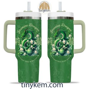 Jasmine Dragon Green 40Oz Tumbler