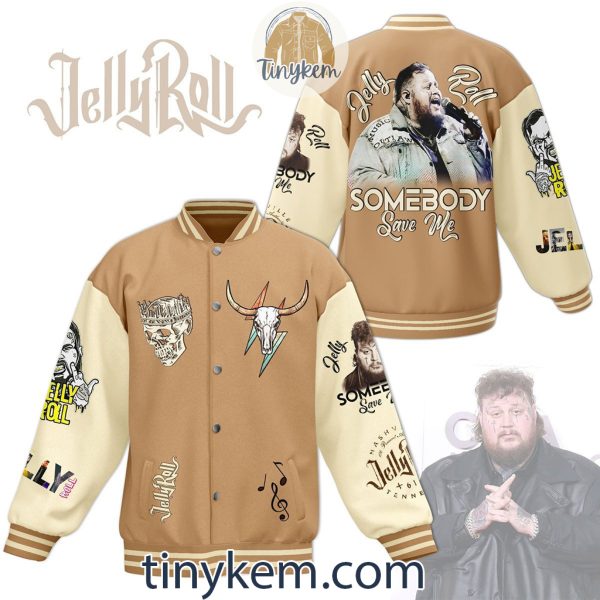 Jelly Roll Countryside Style Baseball Jacket