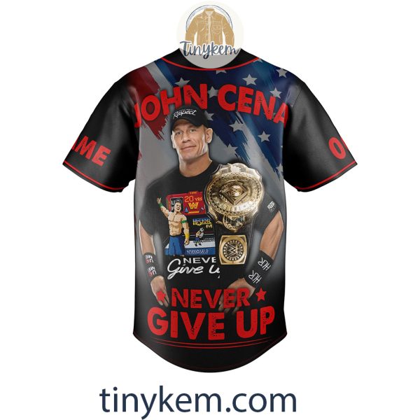 John Cena Customized Baseball Jersey