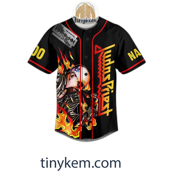 Judas Priest Customized Baseball Jersey: Out In The Street That’s Where We Meet