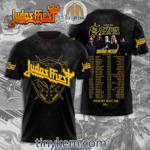 Judas Priest Invincible Shield Tour 2024 Tshirt