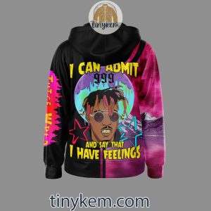 Juice WRLD 999 Zipper Hoodie I Cant Admit And Say That I have Feelings2B3 FZPVp