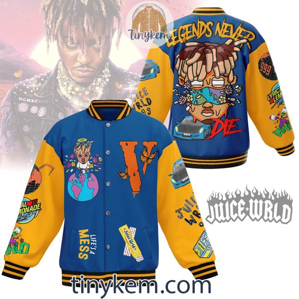 Juice WRLD Baseball Jacket: Legend Never Die