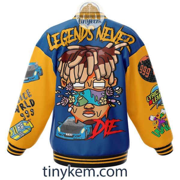 Juice WRLD Baseball Jacket: Legend Never Die