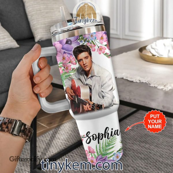 Just A Girl Who Loves Elvis Presley Customized 40Oz Tumbler