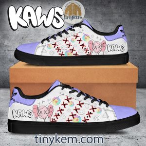 KAWS Leather Skate Shoes