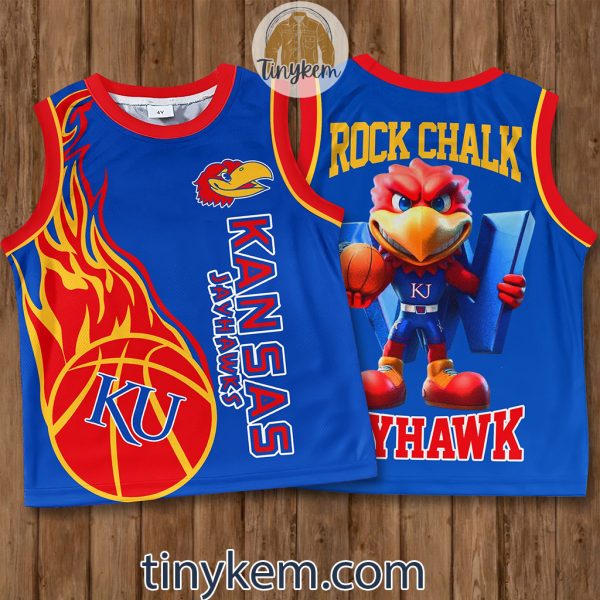 KU Jayhawks Customized Basketball Suit Jersey