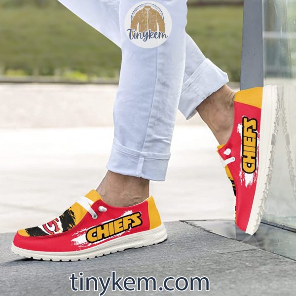 Kansas City Chiefs Dude Canvas Loafer Shoes